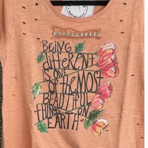 Women's Short Sleeve Tee - Orange